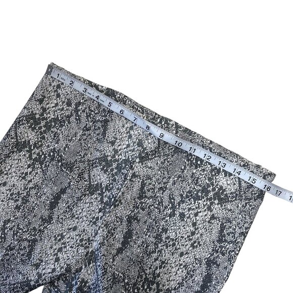 Soft Works Women Snake Print Pull on Skinny Pant SZ 14 Stretch Comfort Bussines - Picture 3 of 11